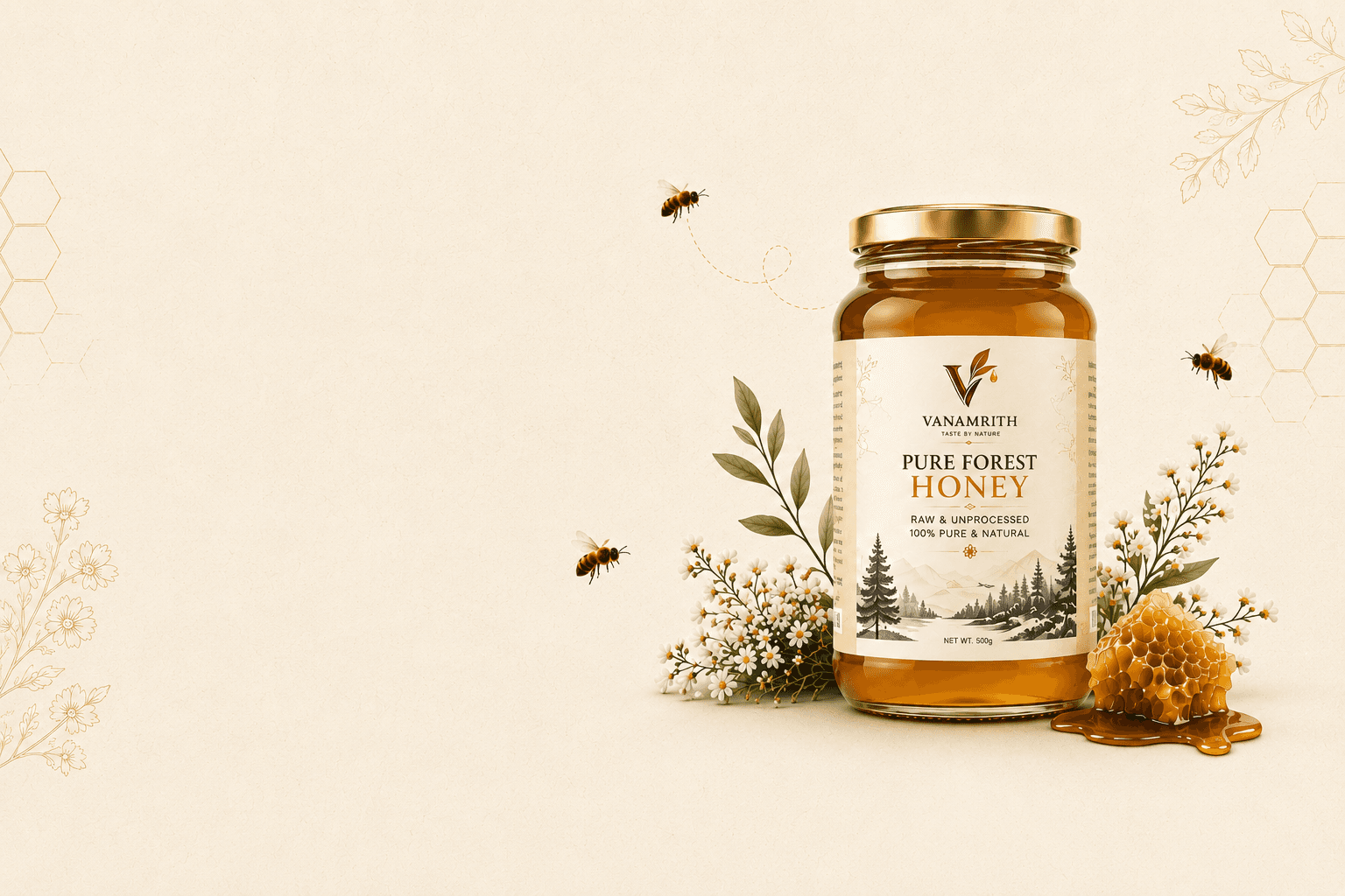 Vanamrith pure forest honey