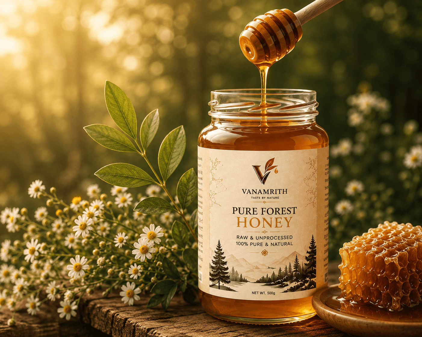 Pure natural honey harvesting - Vanamrith